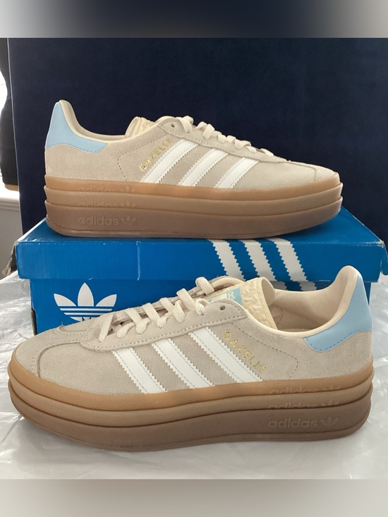 adidas Other - Adidas Gazelle Bold J Platform Sneakers Women’s 6 / 4.5Y Wonder White JH5540